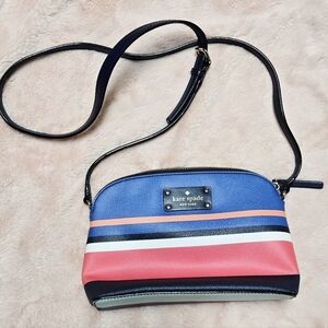 Kate Spade Multicolor Striped Crossbody Bag